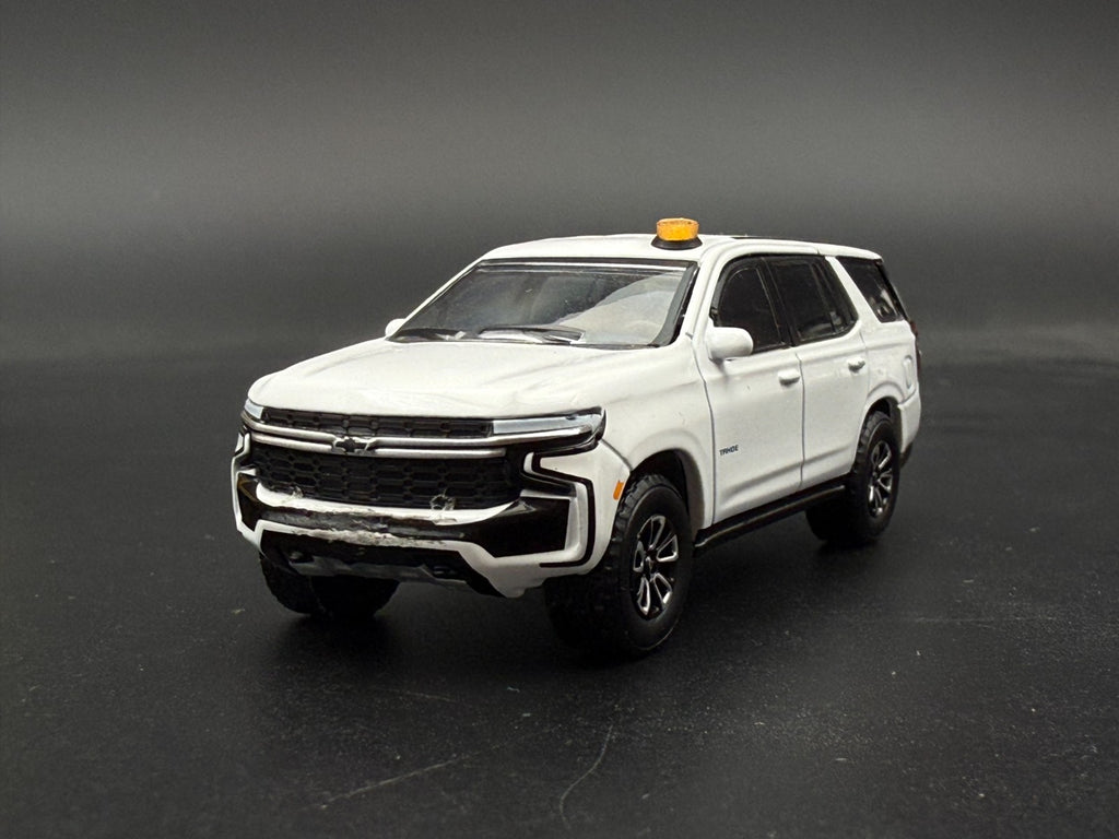 4-Pack 1/64 Scale Model Slim Amber Beacon Lightbar Construction Tow 6462A6