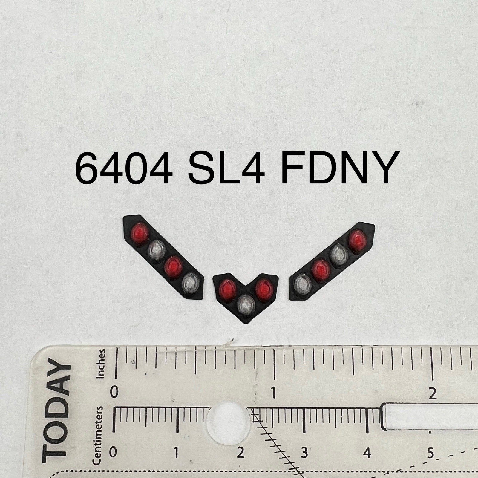 3 Pack 1/64 FDNY NYPD Split Vision SLR Lightbar New York Fire Truck ESU Code 30