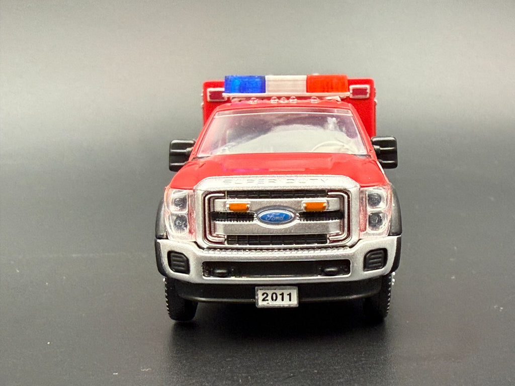 2 Pack 1/64 Scale Blue Red California Twinsonic Lightbar Police Fire 6416CA6