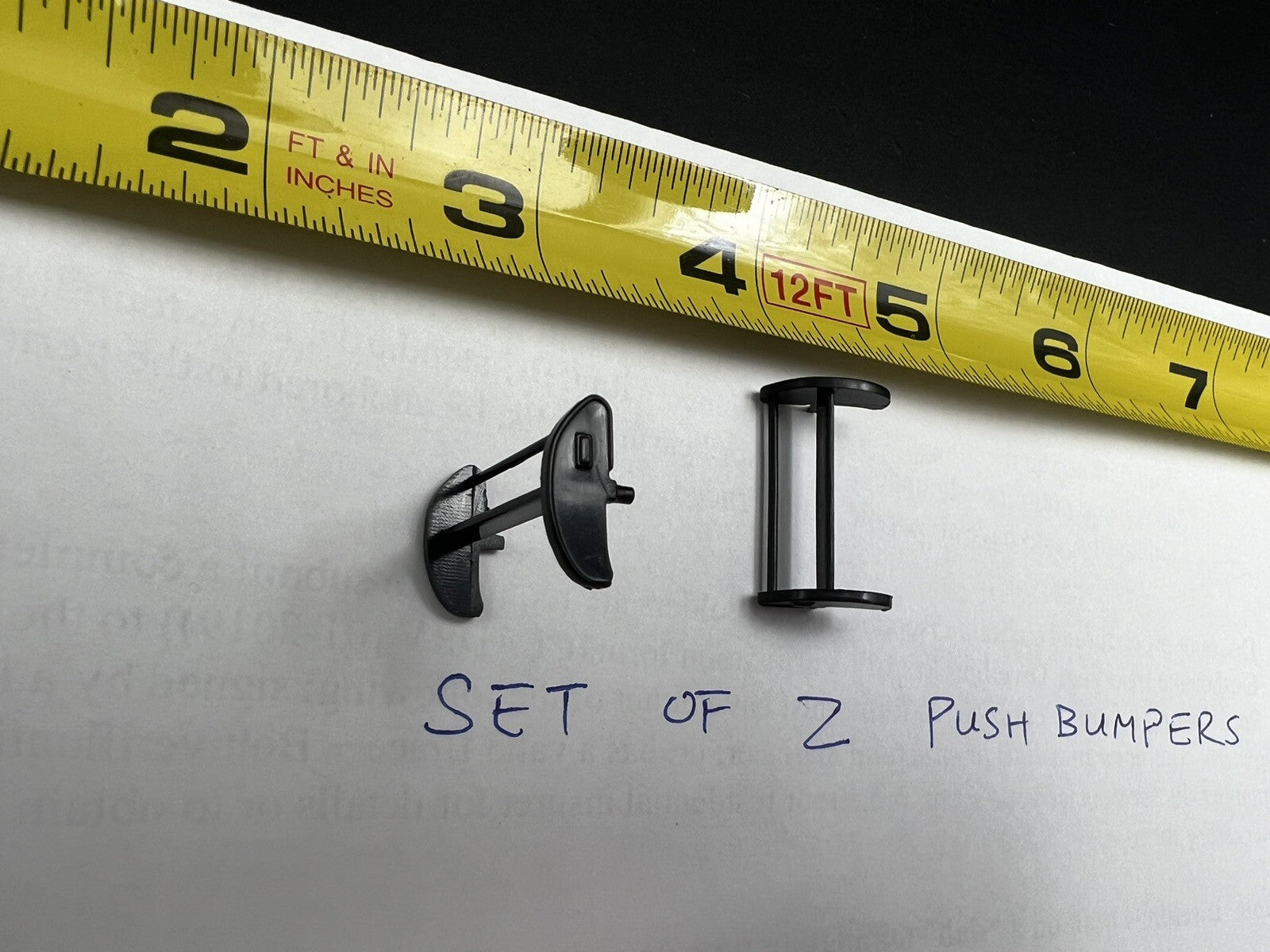 Set Of 2 Push Bumper Pushbar 1/43 O Scale Police Sheriff Fire First Response0