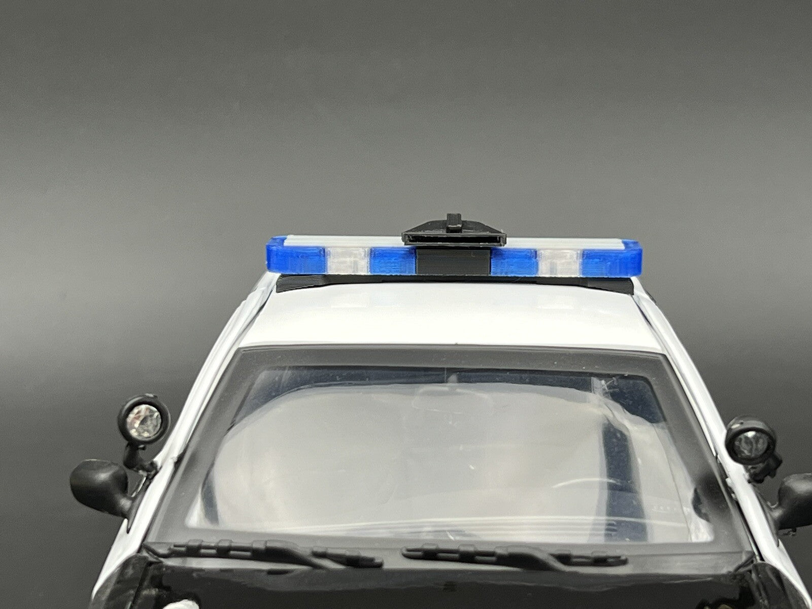 1/18 LED Ready Whelen Edge Lightbar Blue w/ Speaker Highway Patrol State Police1