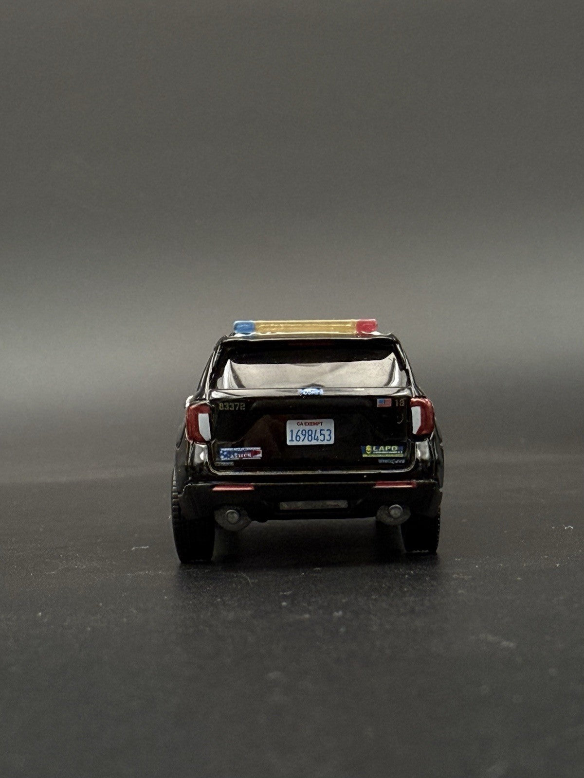 2 Pack 1/64 Scale XL Amber Blue Red Interior Arrow Board Deck Lightbar 6432XLABR7