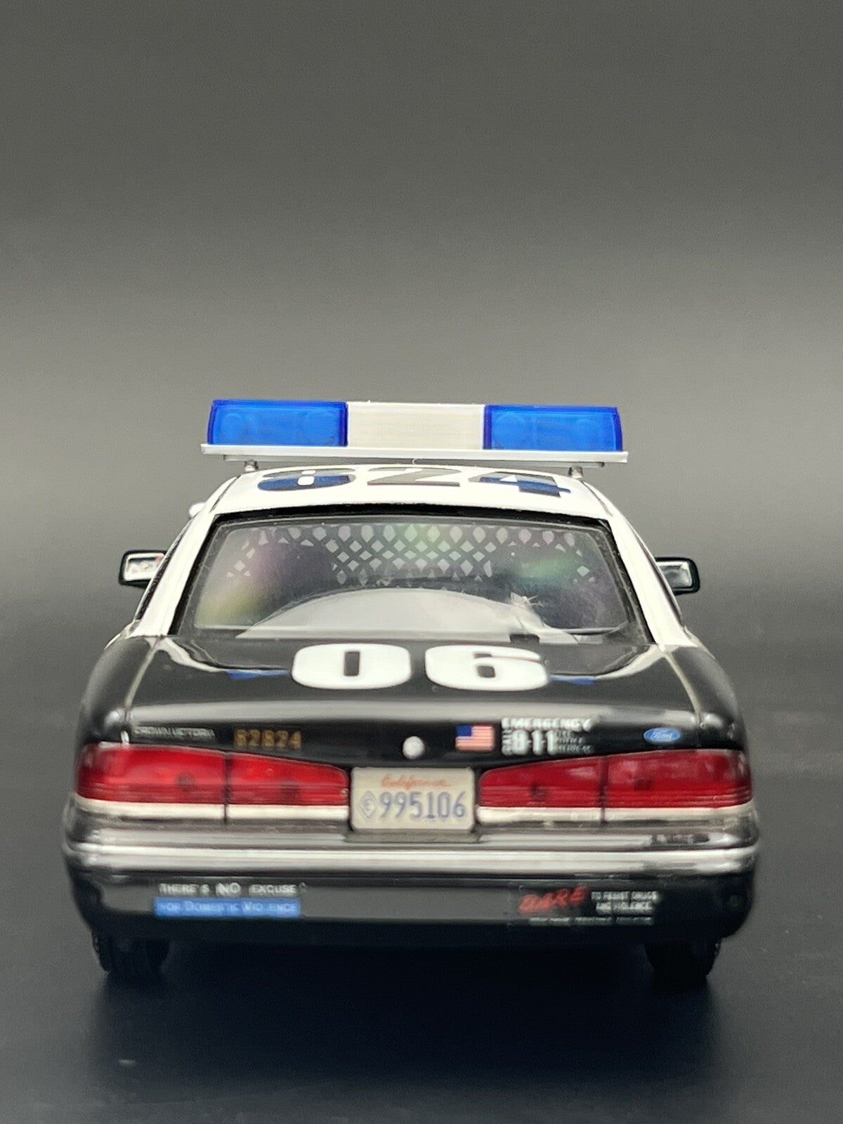 1/24 25 Blue Federal Signal Twinsonic Lightbar Police Sheriff State Patrol4