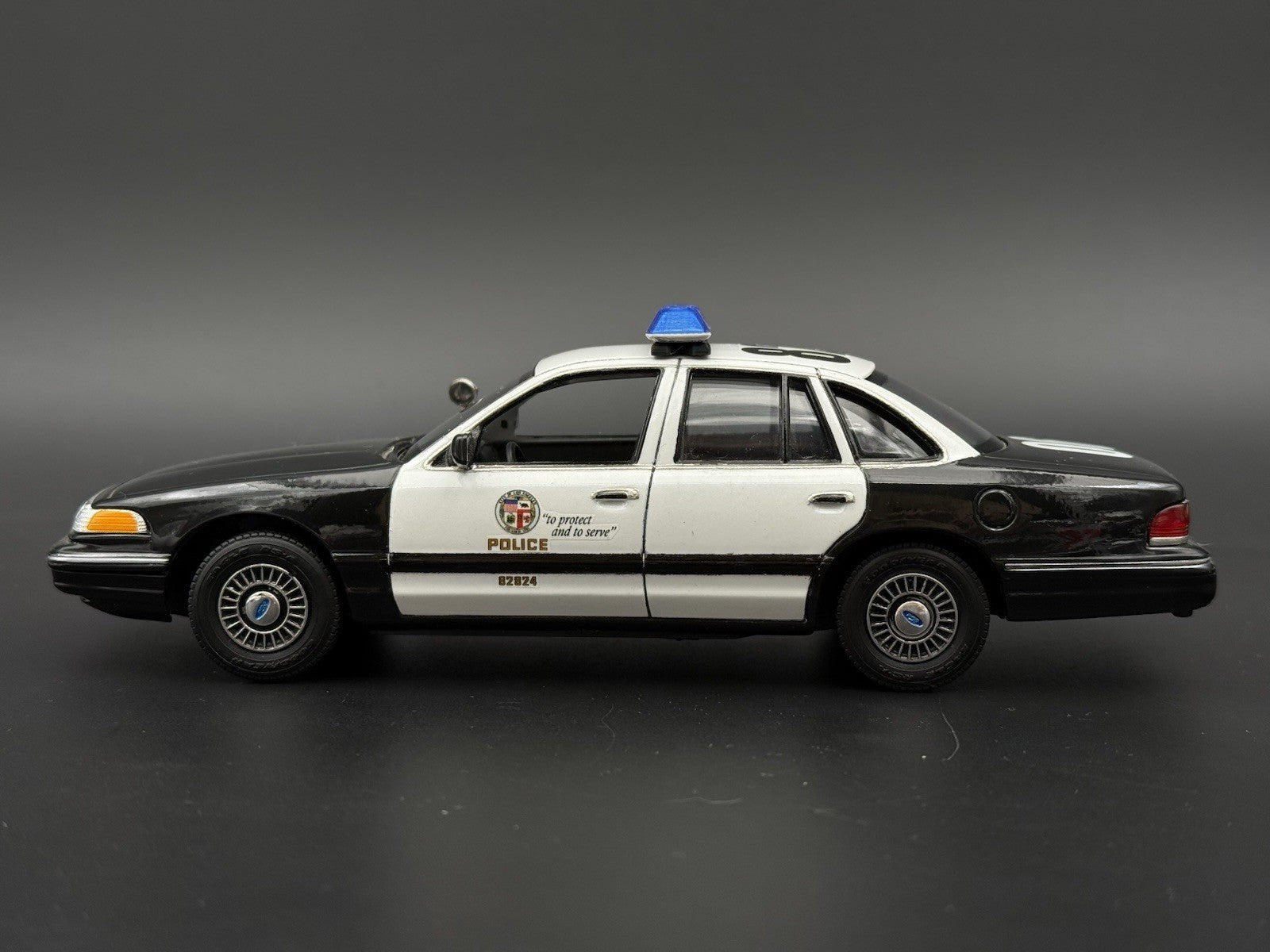 1/24 1/25 Scale Model Blue Clear Code 3 LP6000 Lightbar Police Fire 2411ClearB4