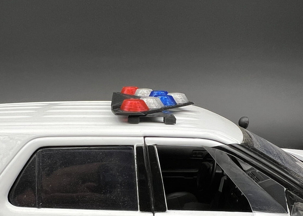 1/18 LED Ready LVMPD Blue Red Federal Signal Vision SLR Lightbar Police Car7