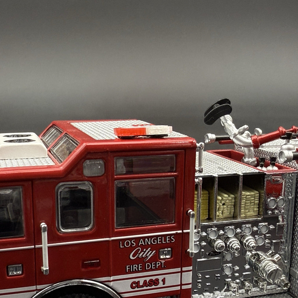 2 Pack 1/64 Mini Whelen Edge Red Clear Lightbar Gray Top Cover Police Fire EMS7