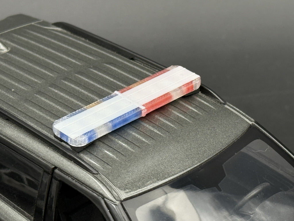 1/24 25 27 LED Ready Whelen Liberty II Blue Red Oakland Police Lightbar 2449BR13