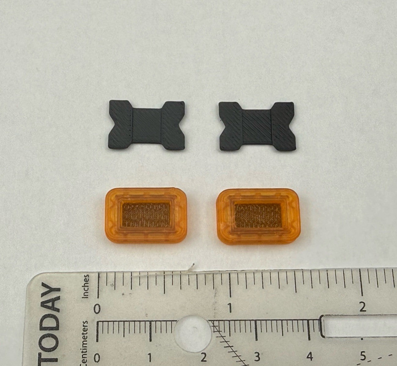 2-Pack 1/24 25 Scale Model Micro Whelen Edge Freedom Red Lightbar 2408MICROR3