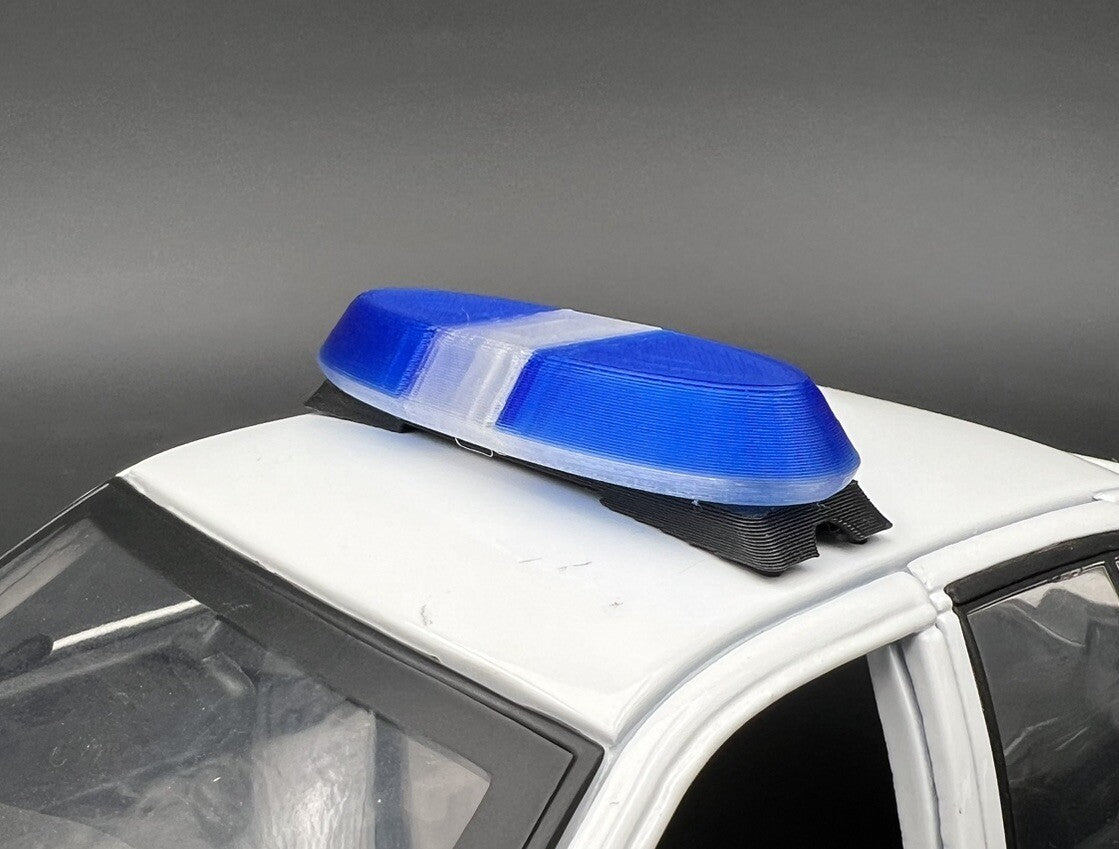 1/18 Blue Federal Signal Vista Lightbar Kentucky Mass State Police Sheriff Fire4