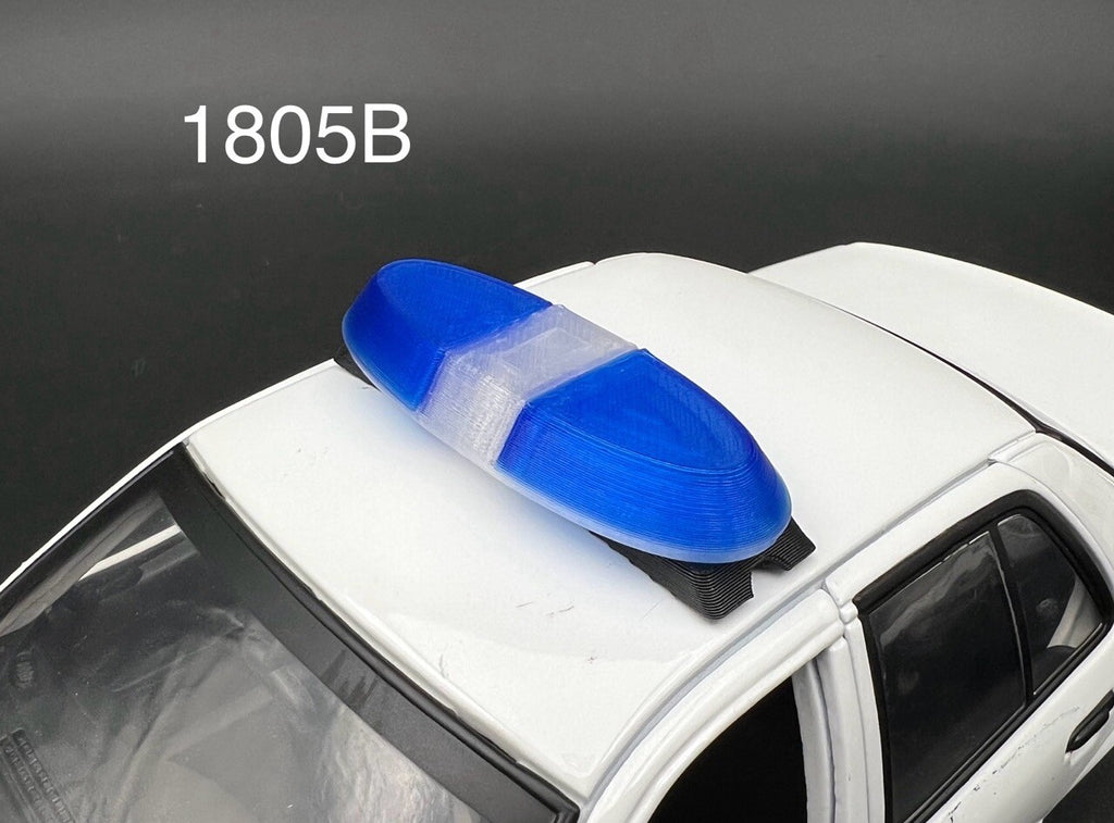1/18 Blue Federal Signal Vista Lightbar Kentucky Mass State Police Sheriff Fire0