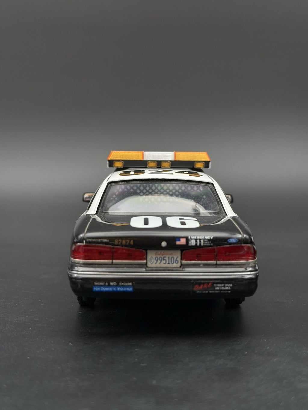 1/24 25 Scale Amber Clear Streethawk XL Lightbar Police 2464AClearXL13