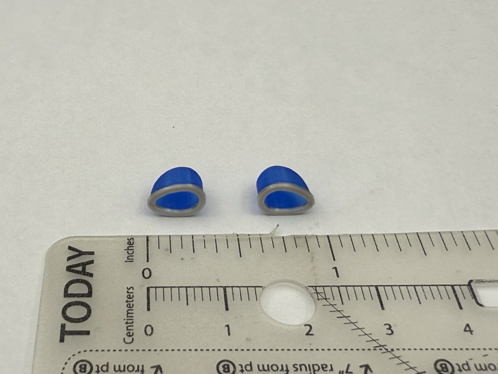 2Pack 1/24 25 LED Ready Blue Fire Ball Teardrop Beacon Kojak Police1