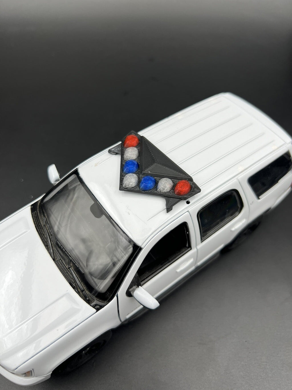1/24 27 LED Ready LVMPD Blue Red Federal Signal Vision SLR Lightbar Police Car2