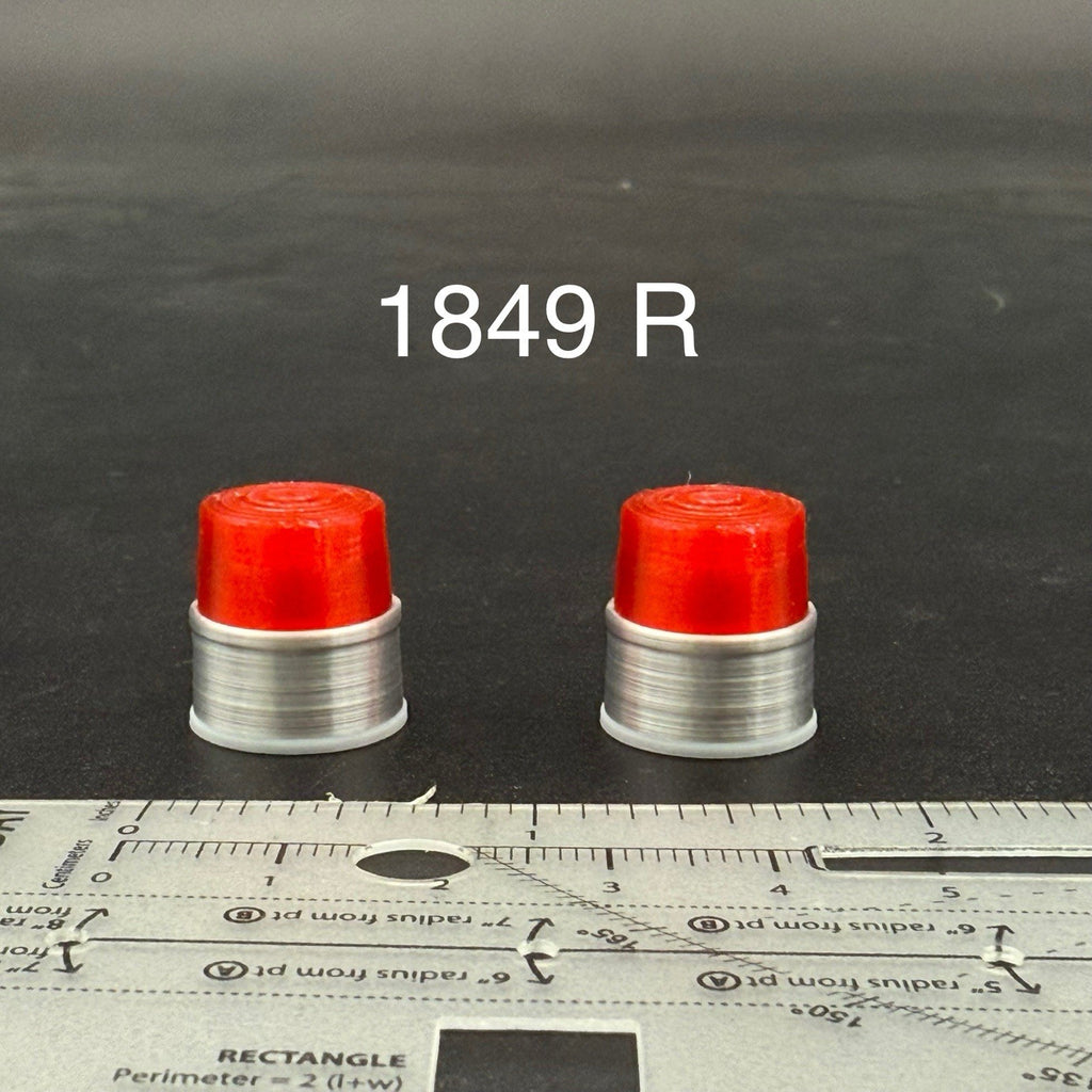 2 Pack 1/18 LED Ready Federal CJ 184 284 Beacon Red State Police Trooper Sheriff0