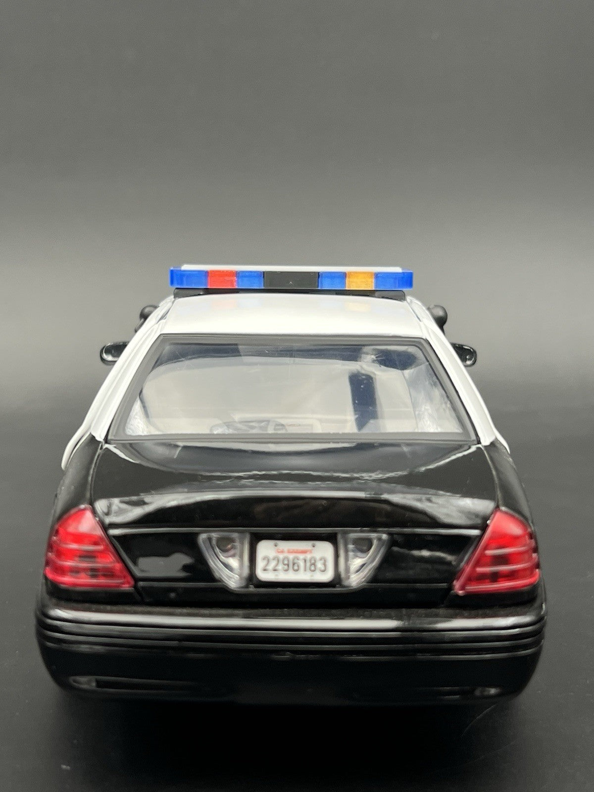 1/18 LED Ready Whelen Edge Massachusetts Police Lightbar Blue Clear Amber Red10