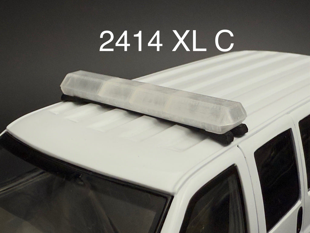 1/24 25 Scale Clear Code 3 MX7000 XL Lightbar Ambulance Fire Truck Width 58”0