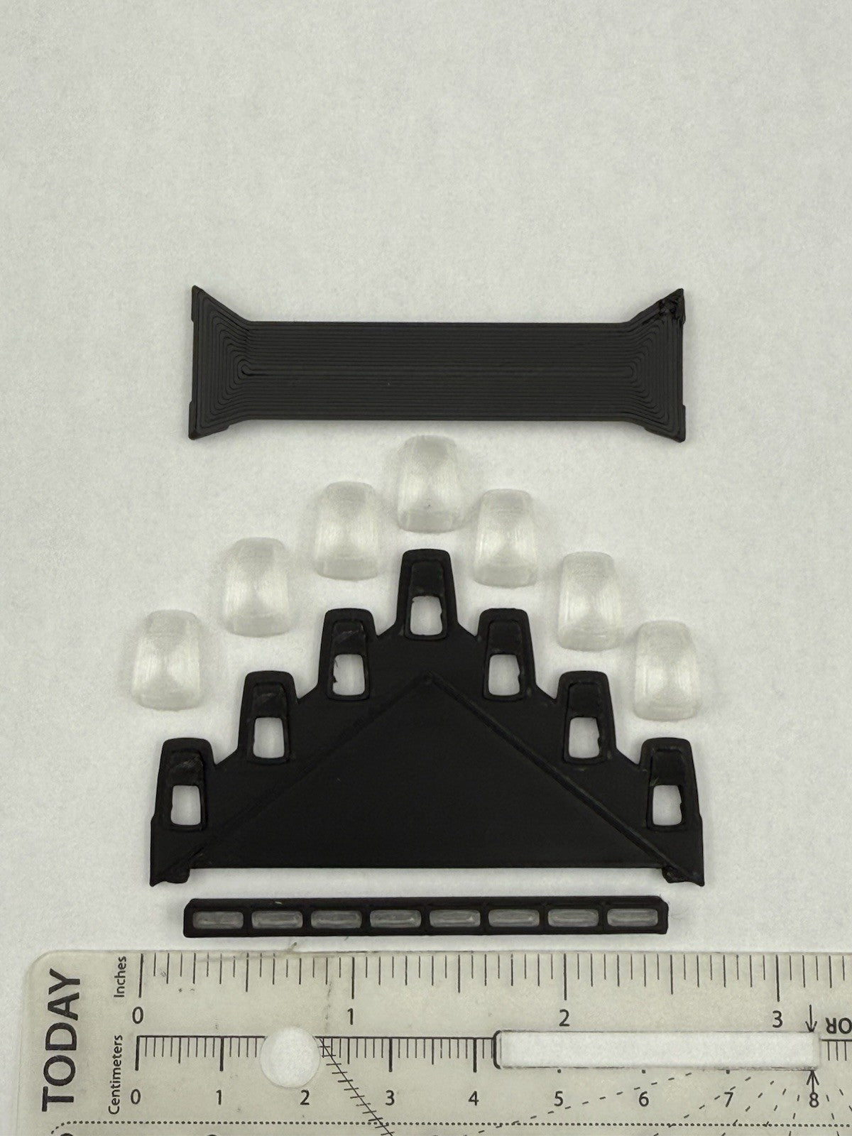 1/18 Scale Model LED Ready Clear Federal Vector Lightbar Police Fire 1837C1