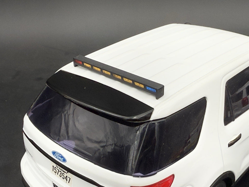 1/18 LED Ready Blue Red Amber Traffic Advisor Arrow Stick Deck Lightbar Police7