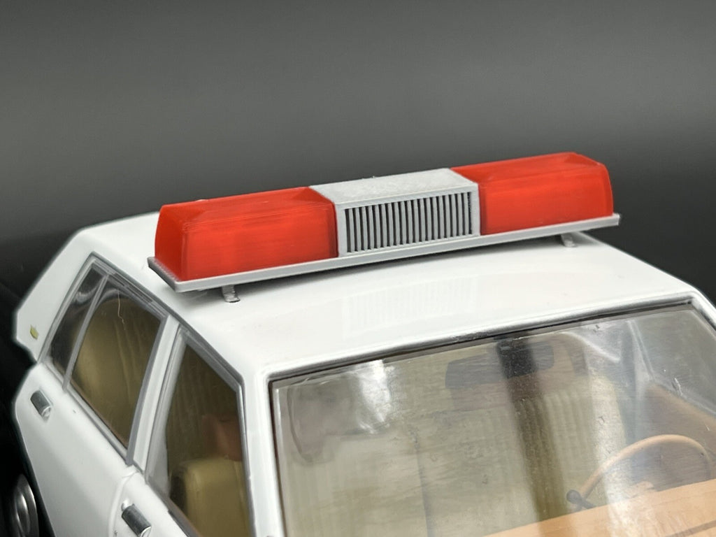 1/18 Red Federal Signal Twinsonic Lightbar Police Sheriff State Highway Patrol7