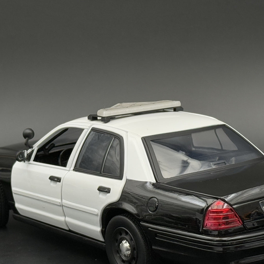1/18 LED Ready Federal Signal Valor Lightbar Police Sheriff Motormax Sedan SUV10