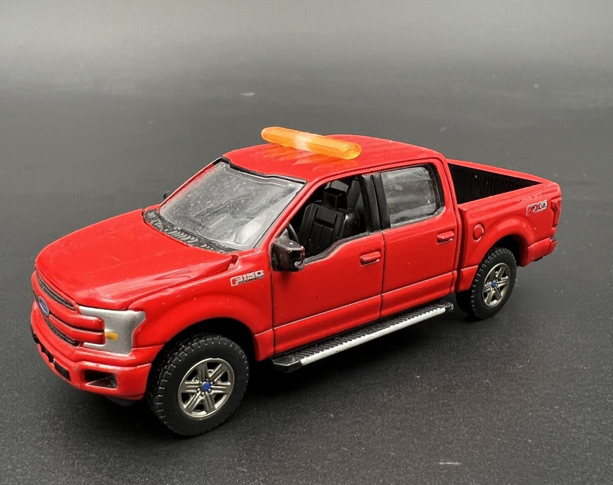 2 Pack 1/64 Amber Federal Signal Aerodynic Lightbar Greenlight Construction Work3