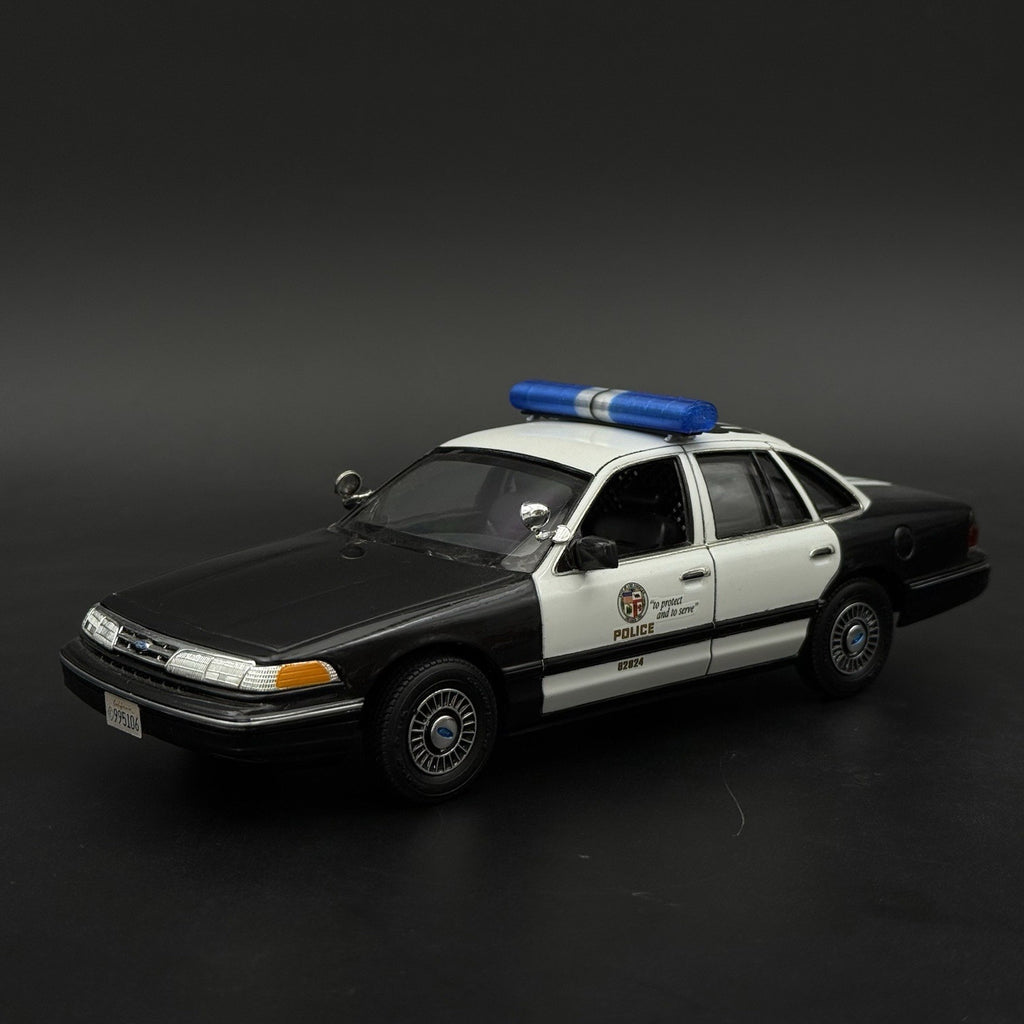 1/24 1/25 LED Ready AeroDynic Blue Clear Lightbar Police Sheriff State Trooper3