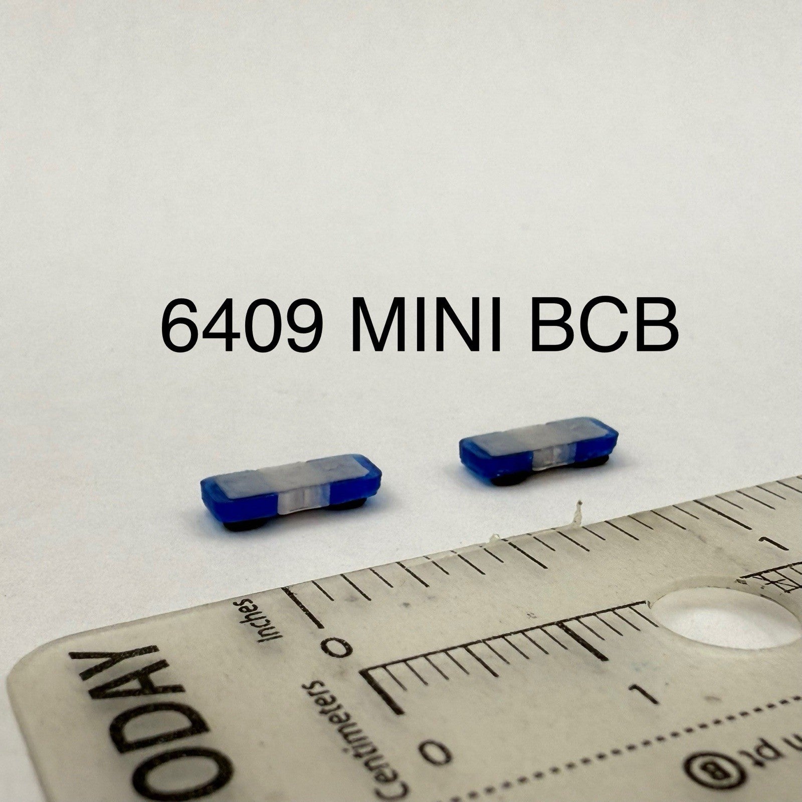 2 Pack 1/64 Mini Whelen Edge Blue Clear Blue Lightbar Honolulu Hawaii Police0