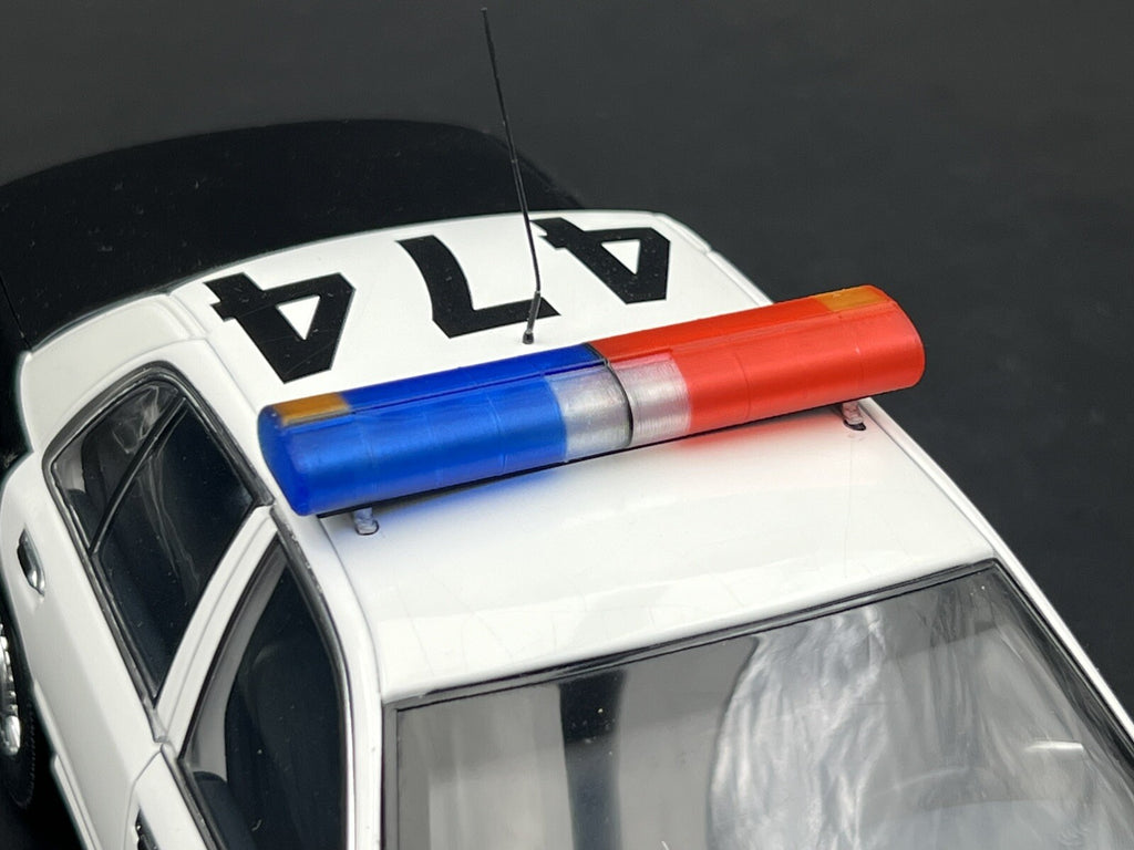 1/18 LED Ready AeroDynic Lightbar LAPD Blue Red Clear Amber Police Sheriff5