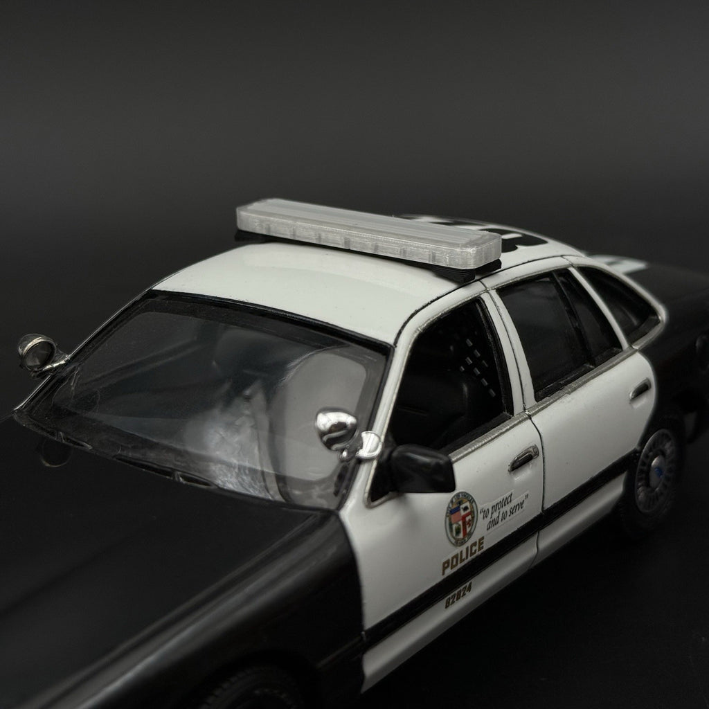 1/24 LED Compatible Clear Whelen Edge Freedom Lightbar Police Sheriff Fire EMS18