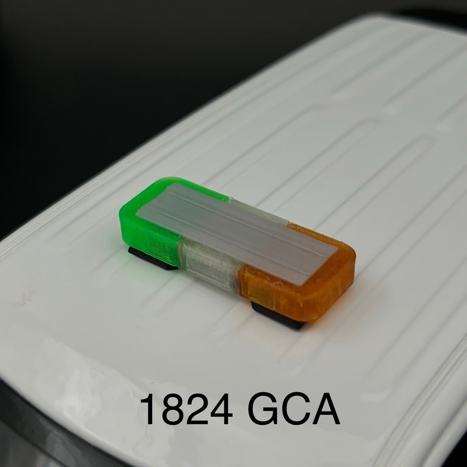 1/18 Mini Whelen Edge Lightbar Amber Clear Green Gray Top Cover0
