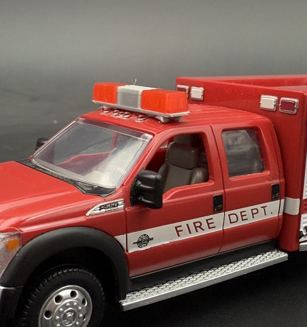 2 Pack 1/50 48 Red Twinsonic Lightbar Police Sheriff Fire Engine Truck Ambulance8