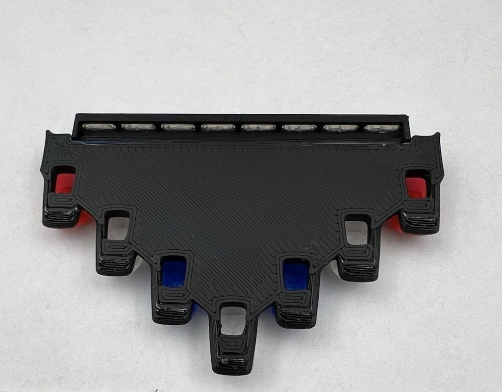 1/24 25 Scale Model LED Ready Blue Red Federal Vector Lightbar Police 2432 BR22