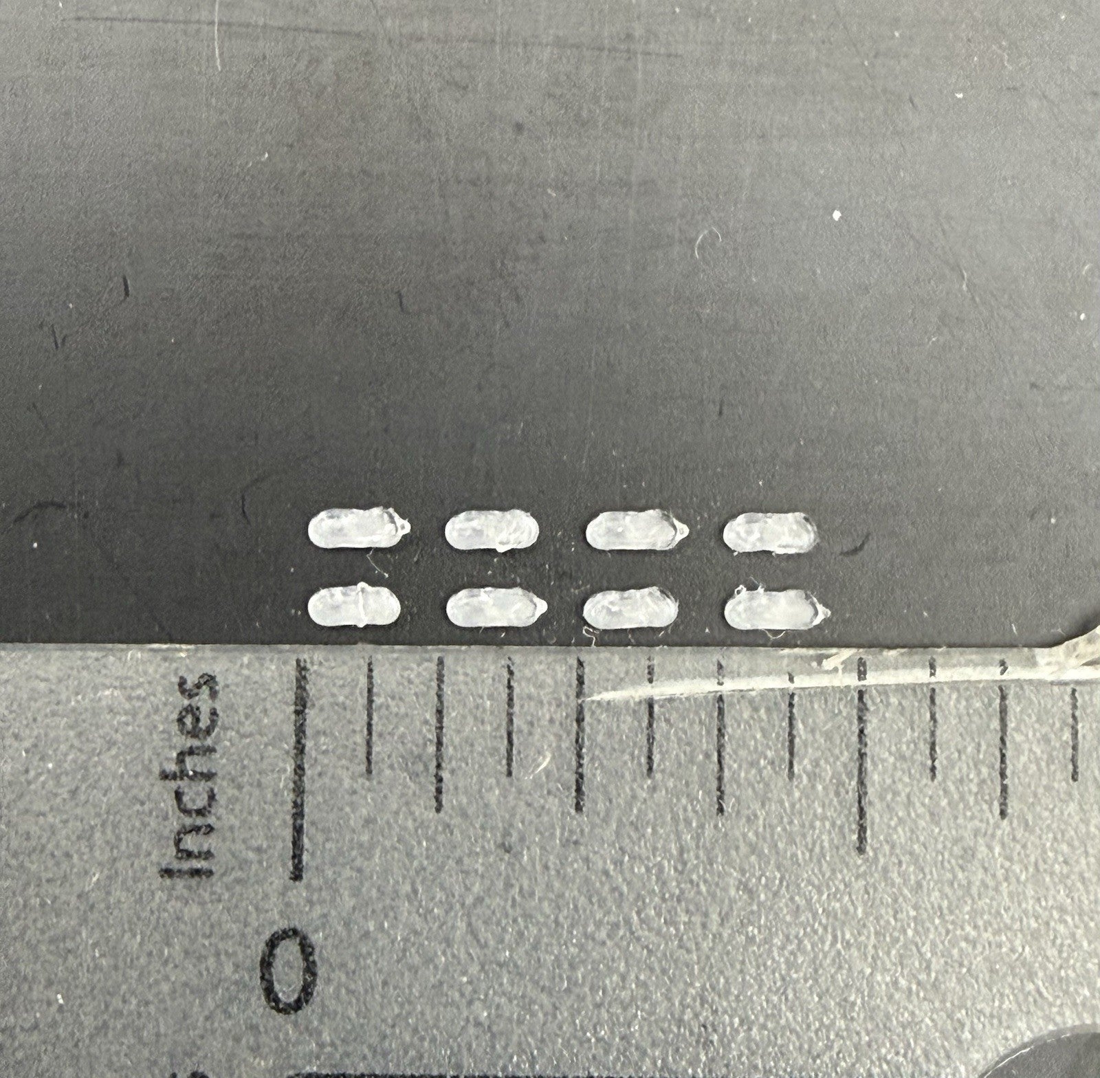 8 Pack 1/64 Scale Clear Grille Light Pod License Plate Police 6456C5