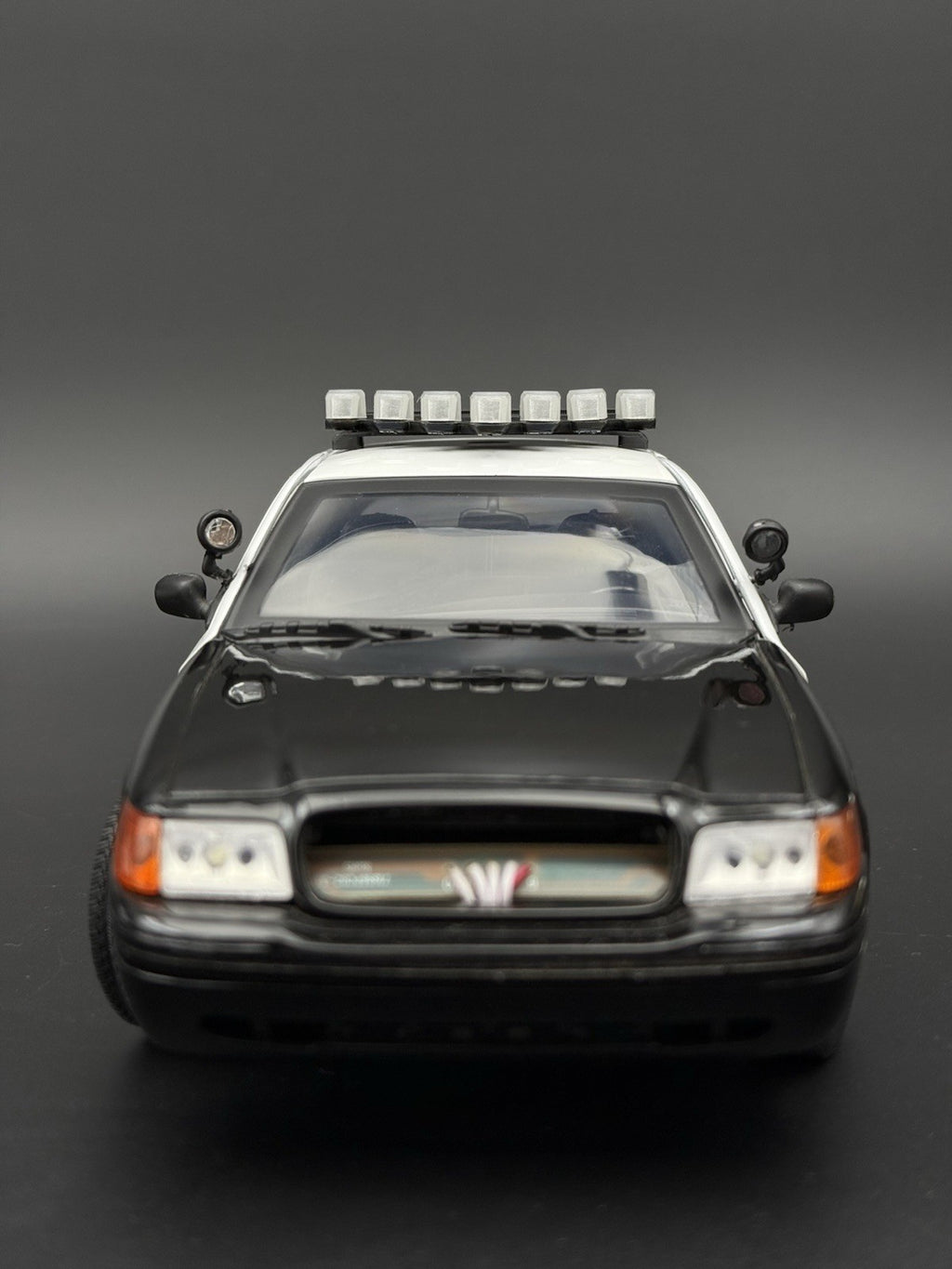 1/18 Scale Model LED Ready Clear Federal Vector Lightbar Police Fire 1837C6