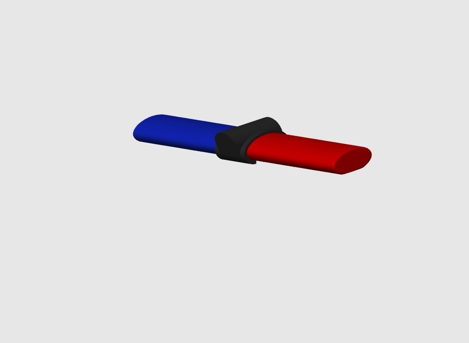1/24 25 Scale Model Jetsonic Lightbar Blue Red Police 2420BR20