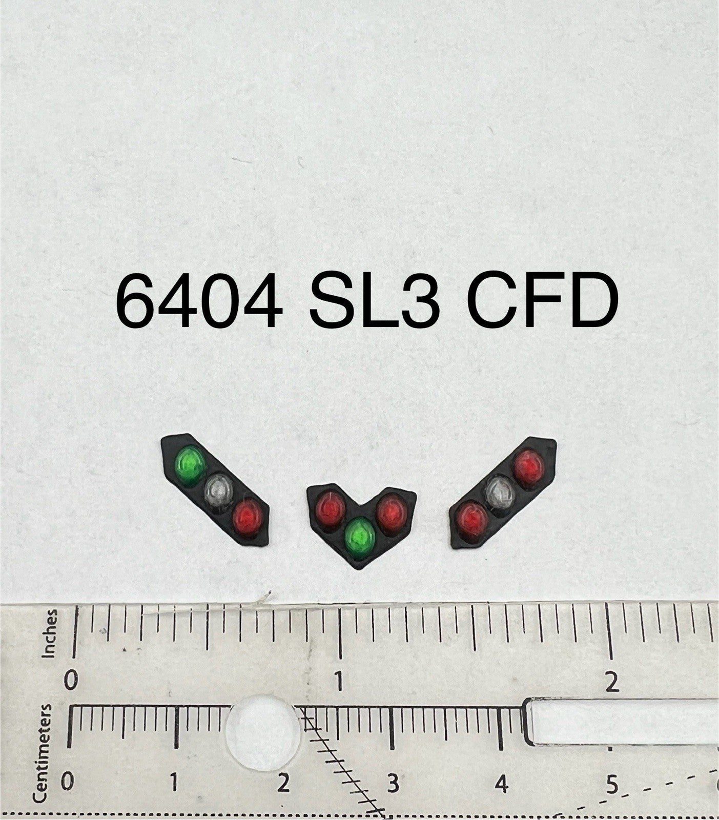 3 Pack 1/64 Chicago Fire CFD Green Red Split Vision SLR Lightbar Truck Code 30