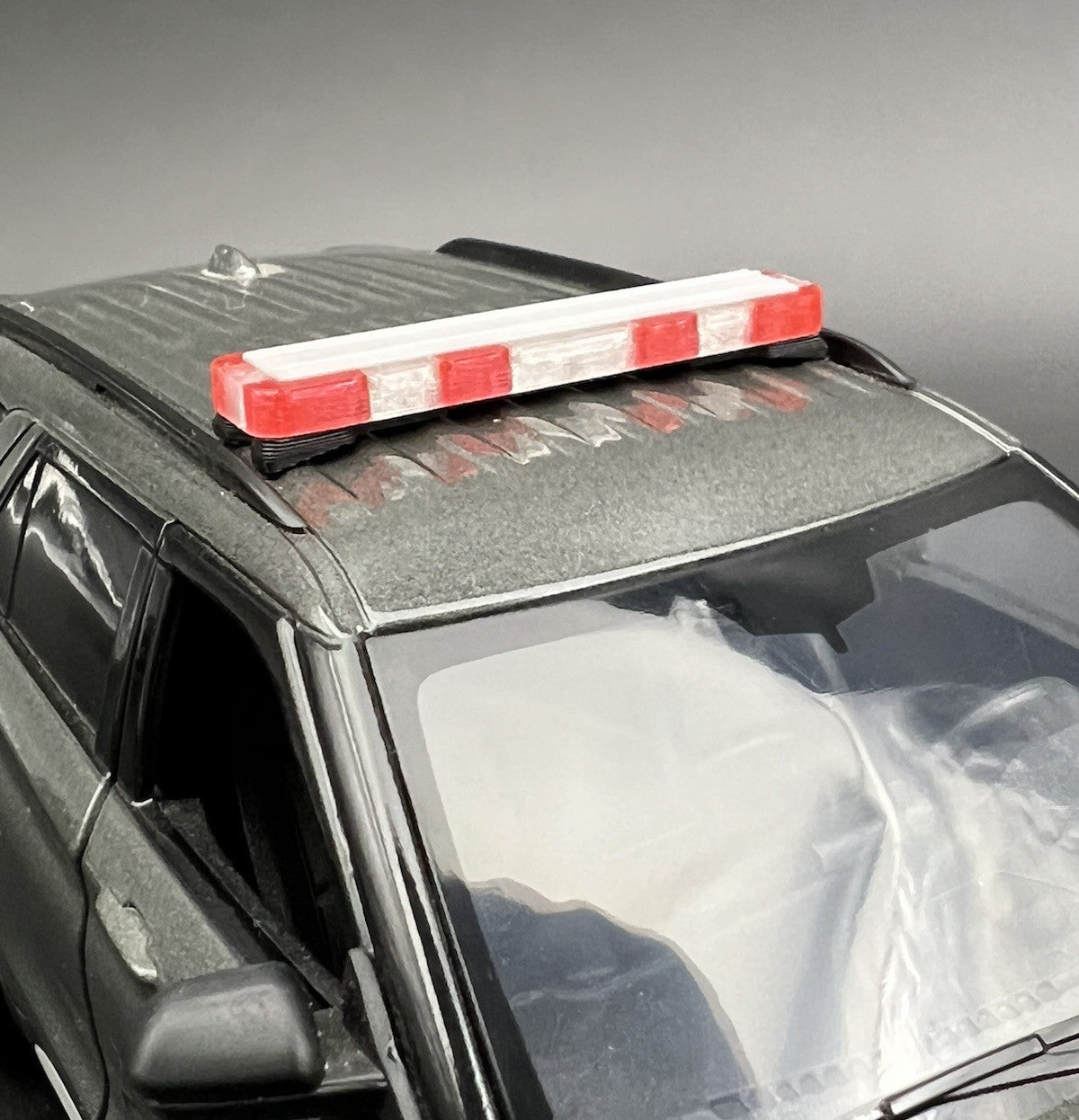 1/24 25 27 LED Ready Whelen Edge New York Suffolk Police Lightbar Red Clear9
