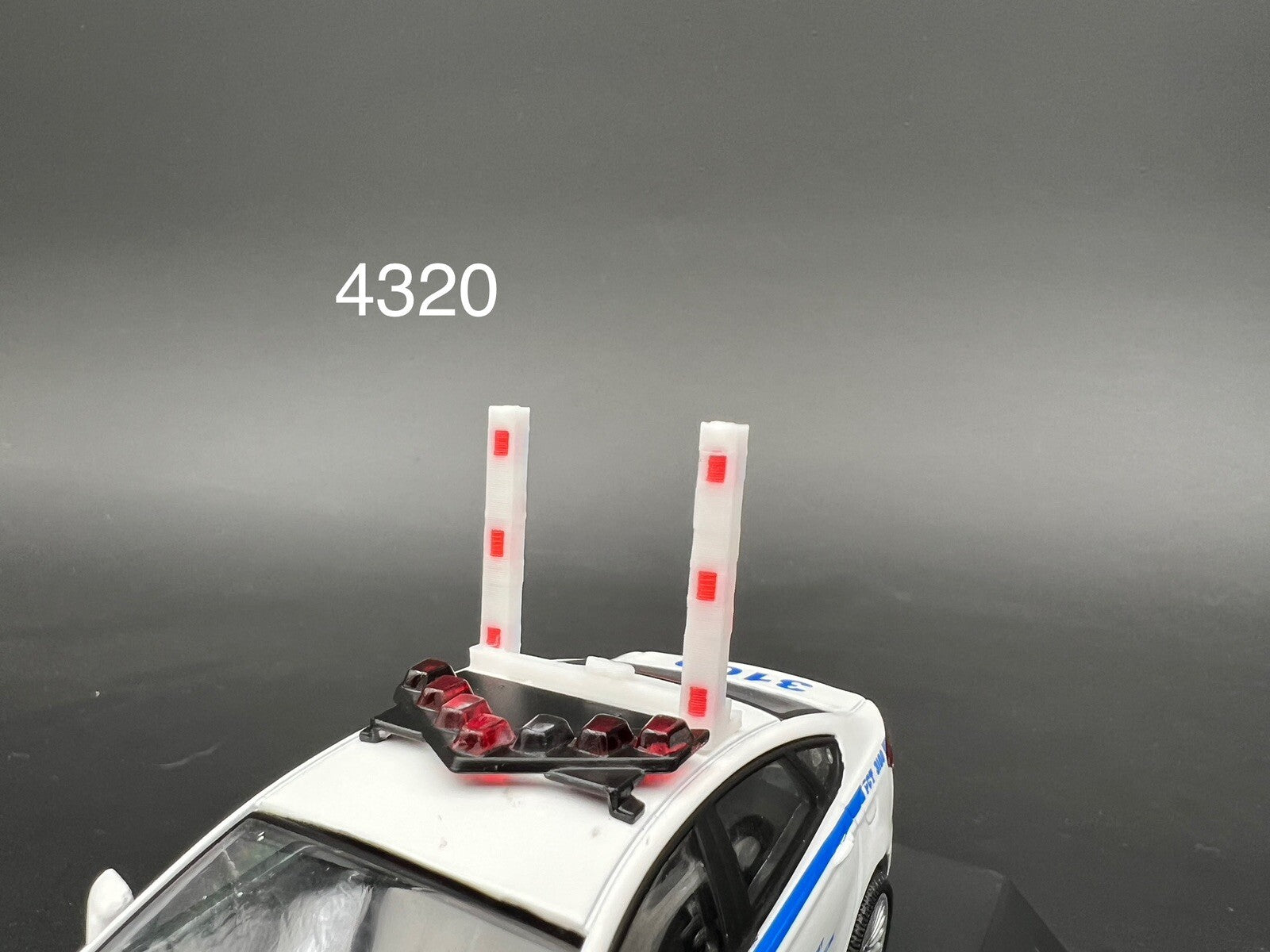 1/43 NYPD Highway Patrol Style High Riser Lightbar New York Police Sheriff0