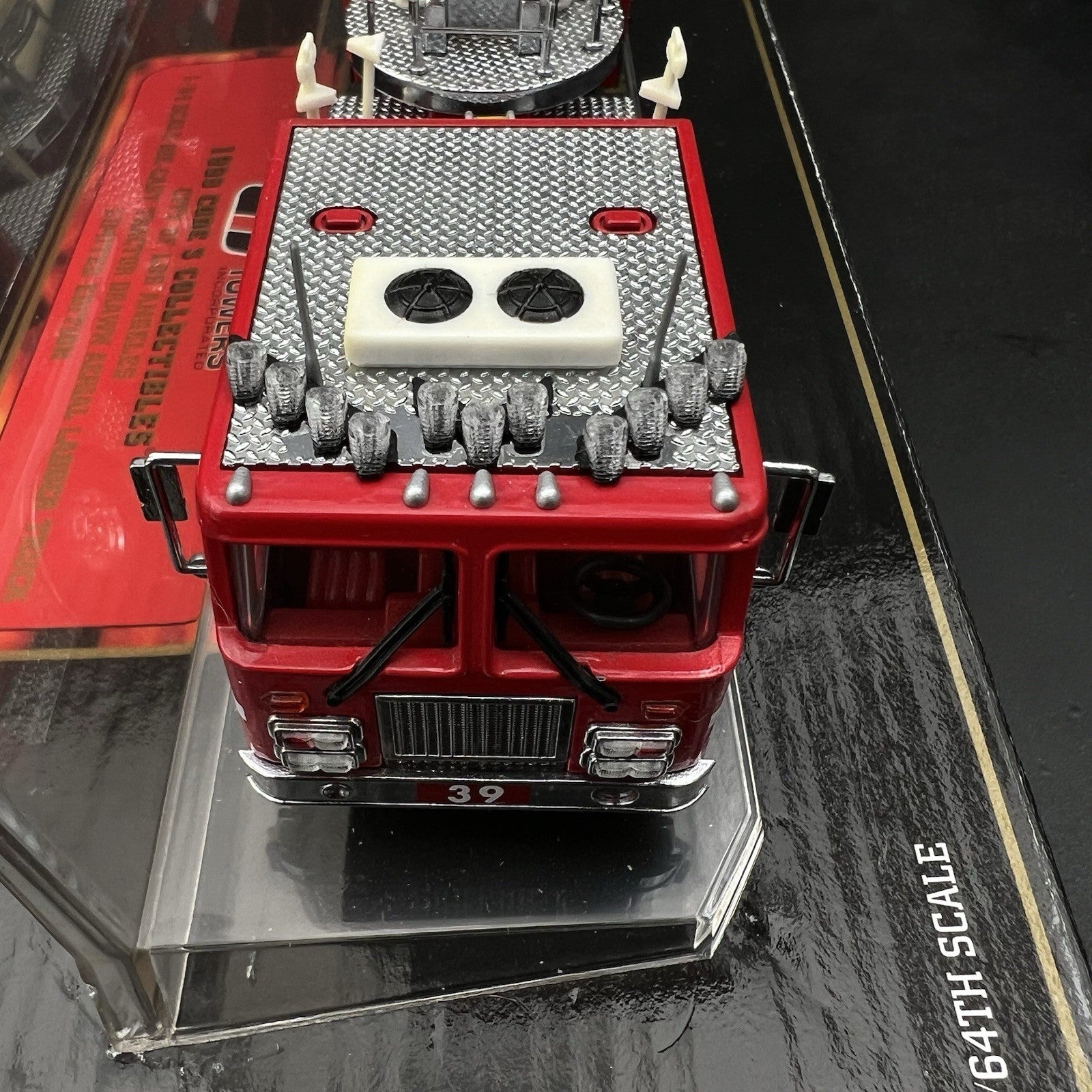 3 Pack 1/64 Clear Split Vector Lightbar Fire Truck Engine Ladder Code 3 Kitbash5