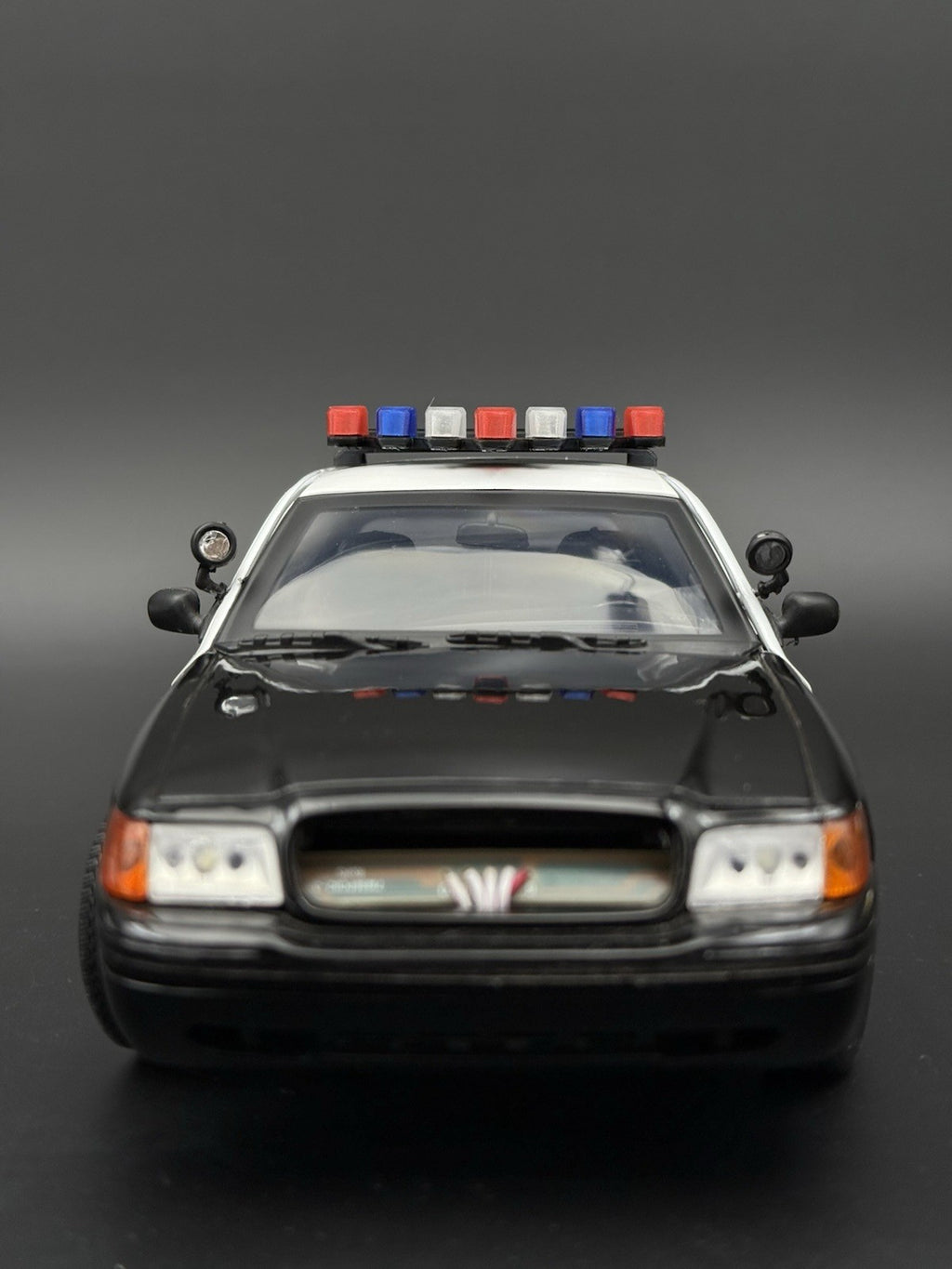 1/18 Scale Model LED Ready CHP PSP Federal Vector Lightbar Police Car 1837 BR35