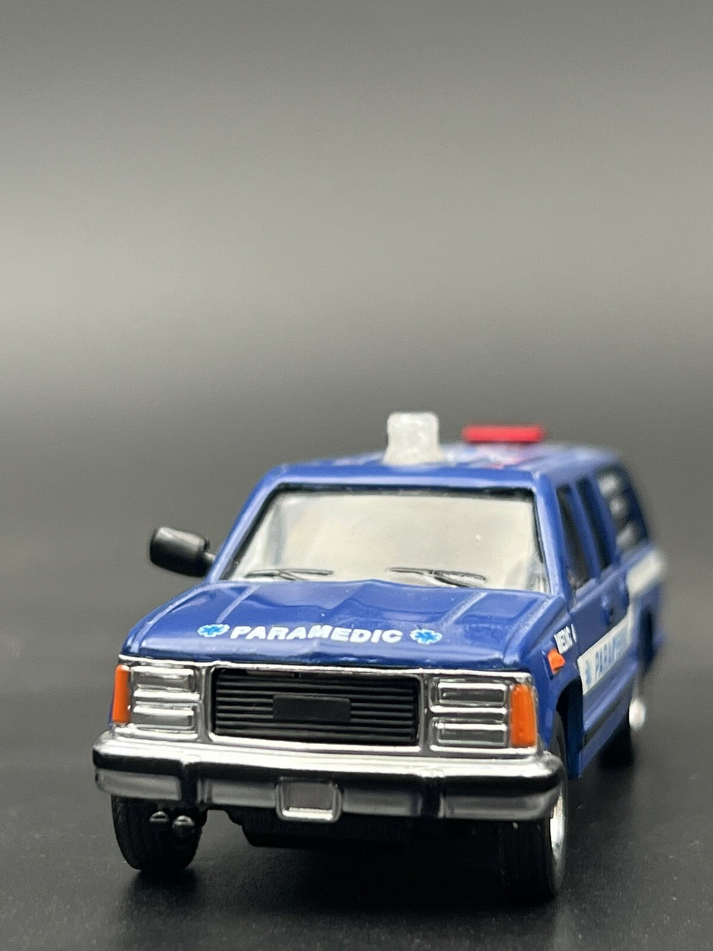 4-Pack 1/64 Scale Model Vintage Beacon Lightbar Police Car Fire 6415C4