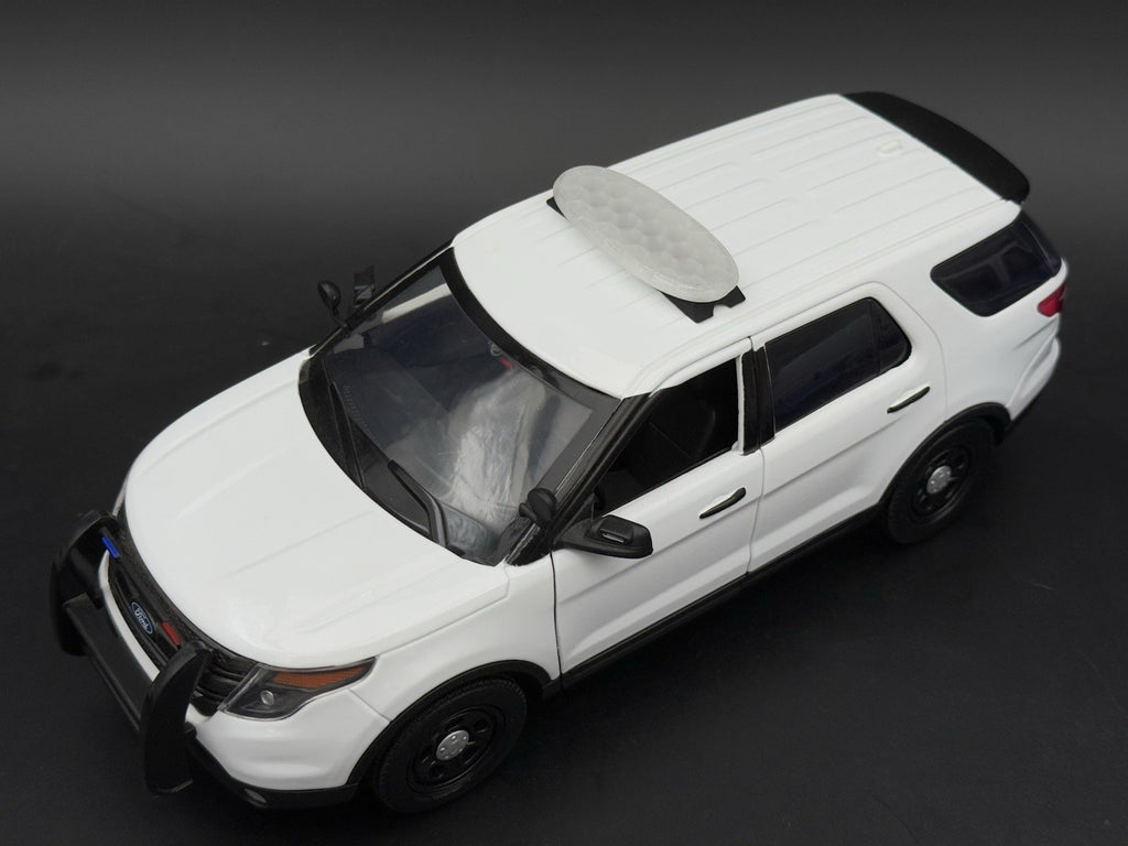 1/18 LED Ready Clear Federal Signal Arjent Lightbar Police Sheriff Fire SUV Car4