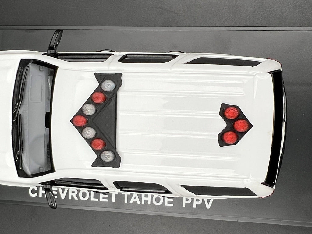 2 Pack 1/43 NYPD Red Federal Signal Vision SLR Lightbar Greenlight Police Car11