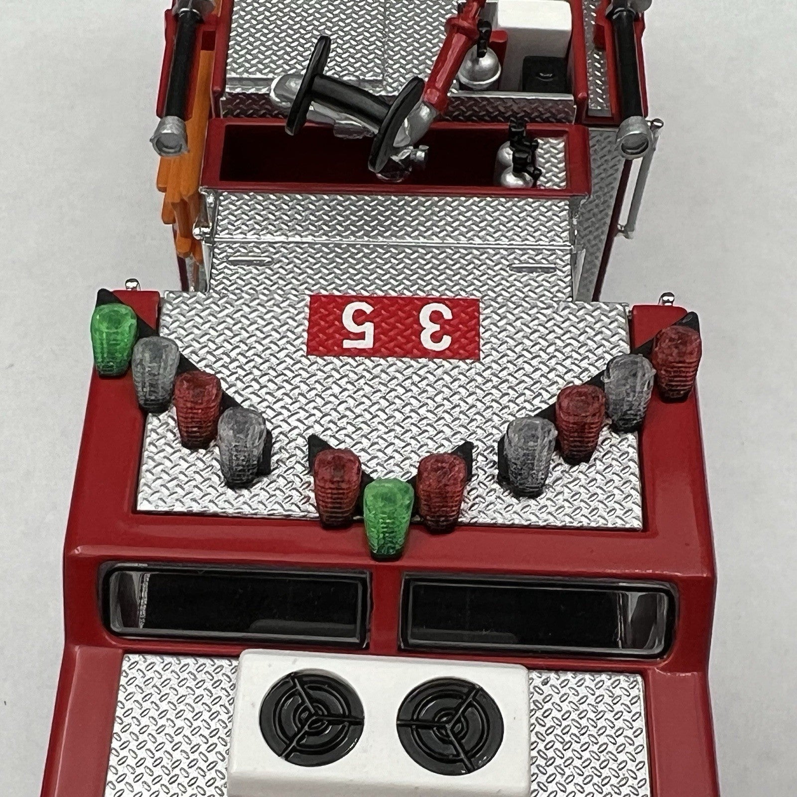 3 Pack 1/64 Chicago Fire CFD Green Red Split Vector Lightbar Truck Engine Code 35