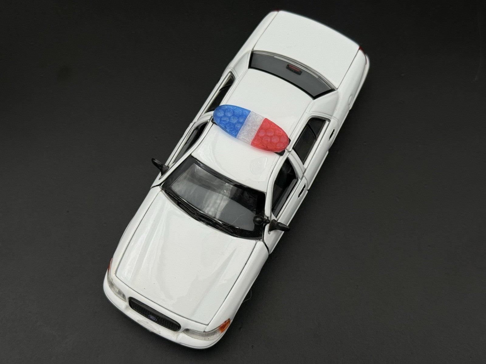 2 Pack 1/43 O Scale Blue Red Federal Signal Arjent Lightbar Police 4350BR1