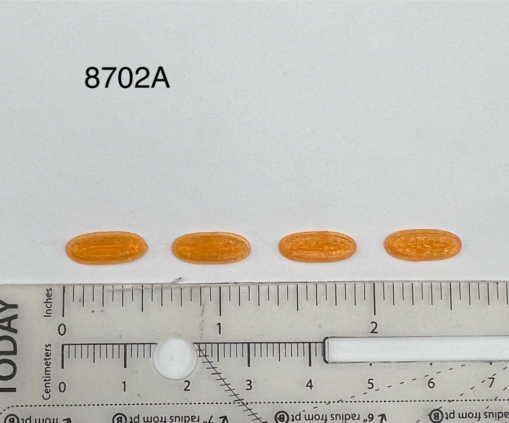 4 Pack 1/87 HO Scale Amber Federal Signal Vista Lightbar Security Tow Work Truck0