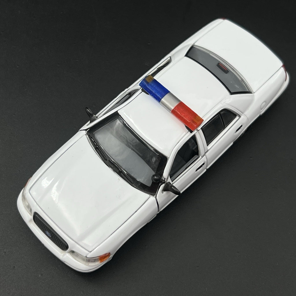 1/43 AeroDynic Lightbar Dukes Of Hazzard Sheriff Blue Red Chrome Police CHP LAPD3