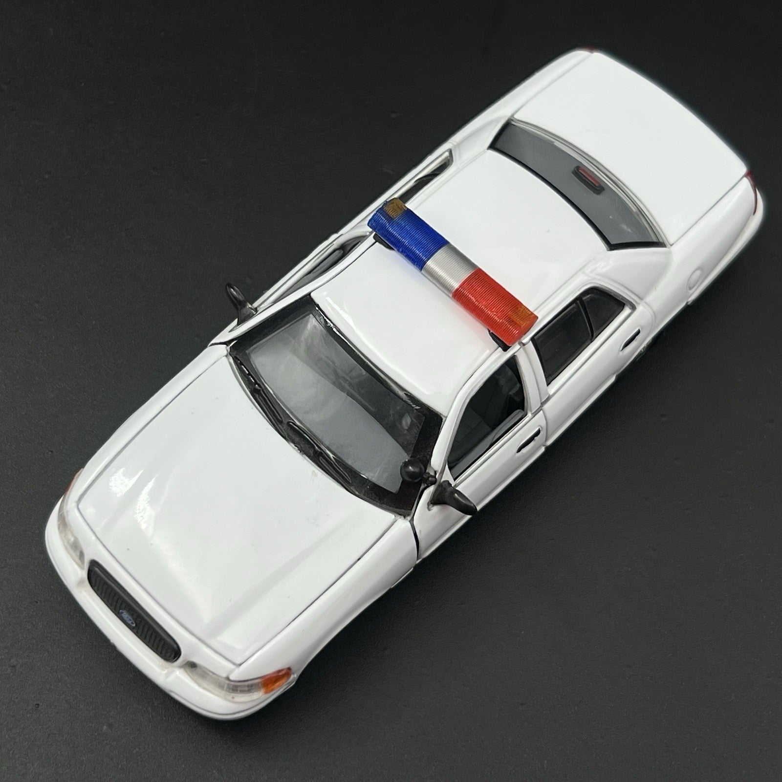1/43 AeroDynic Lightbar Dukes Of Hazzard Sheriff Blue Red Chrome Police CHP LAPD3