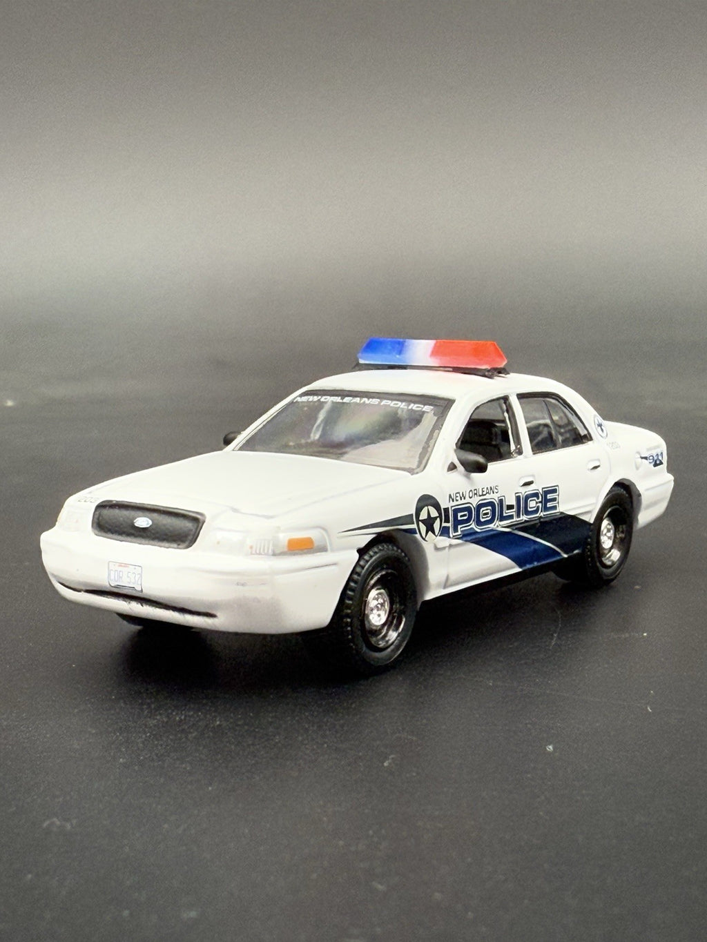 2-Pack 1/64 Scale Model Red Blue Federal Vista Lightbar Police Car 6412BCR8