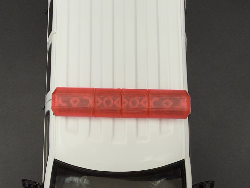 1/24 25 Scale Red Code 3 MX7000 XL Lightbar Ambulance Fire Truck Width 58”2